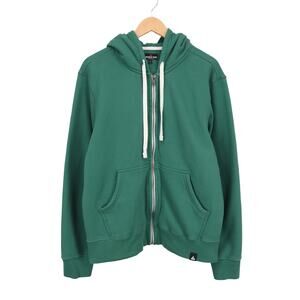NWOT American Giant Men's Midweight Full Zip Sweatshirt Hunter Green Large